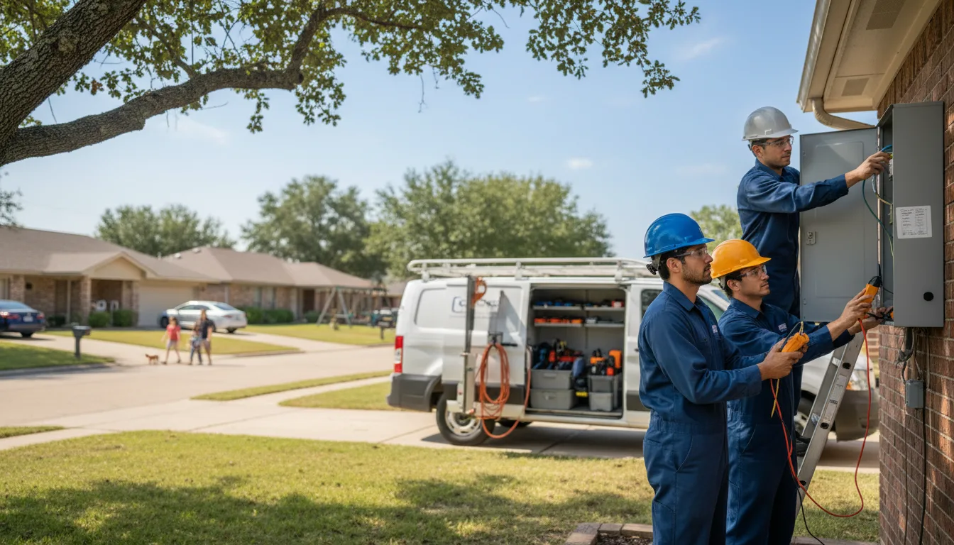 Certified electrician providing emergency electrical services in Mcintosh, MN
